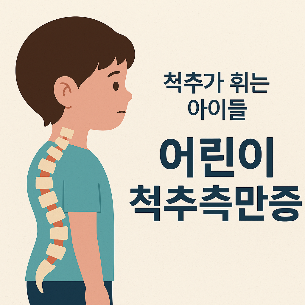 성장기 아이 척추측만증, 조기 발견이 중요한 이유