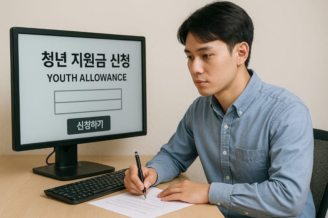 청년내일-저축계좌-신청하는-모습