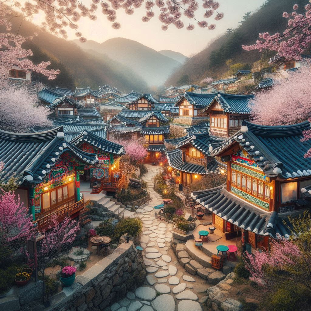 한옥마을 이미지 너무 이쁘다