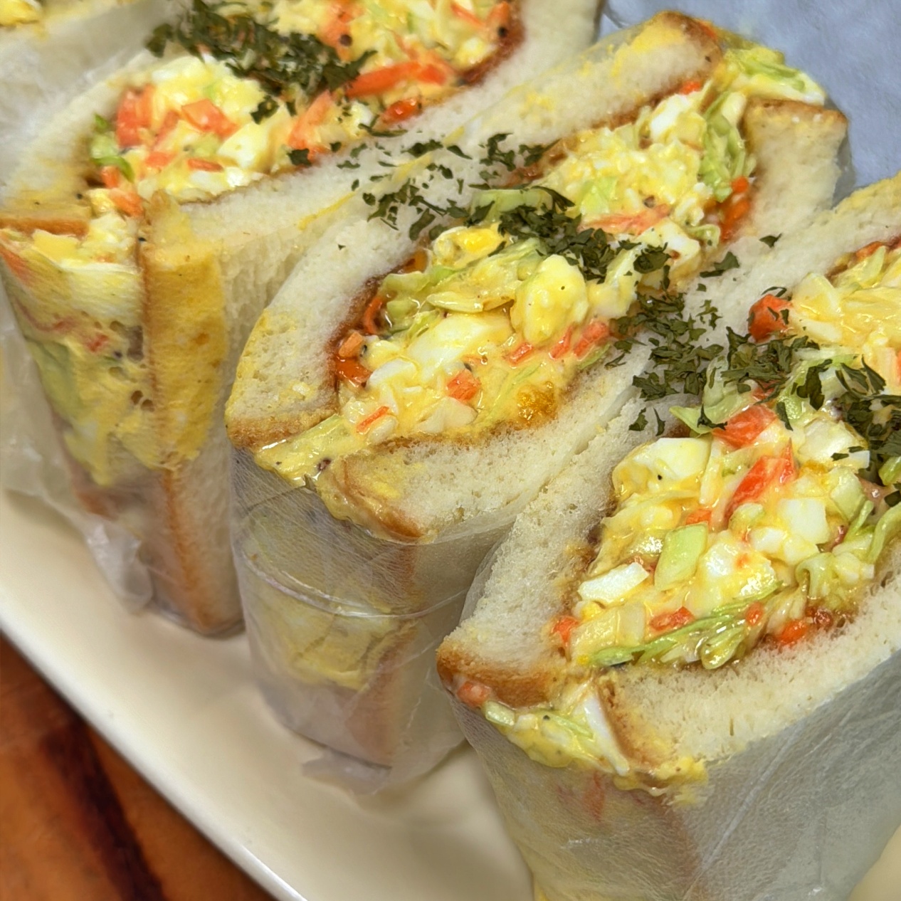 양배추 계란샌드위치