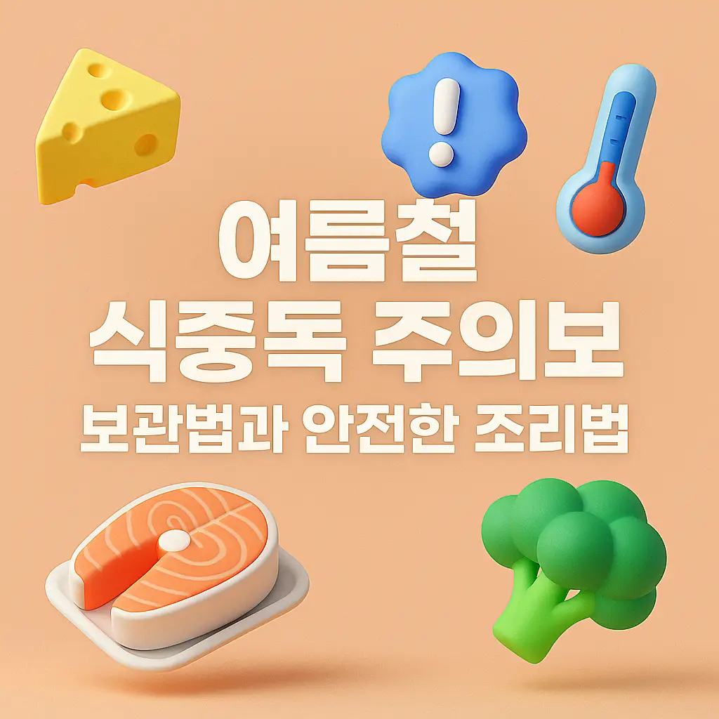 여름철 식중독 주의보 썸네일 이미지