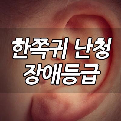 한쪽귀난청장애등급 썸네일