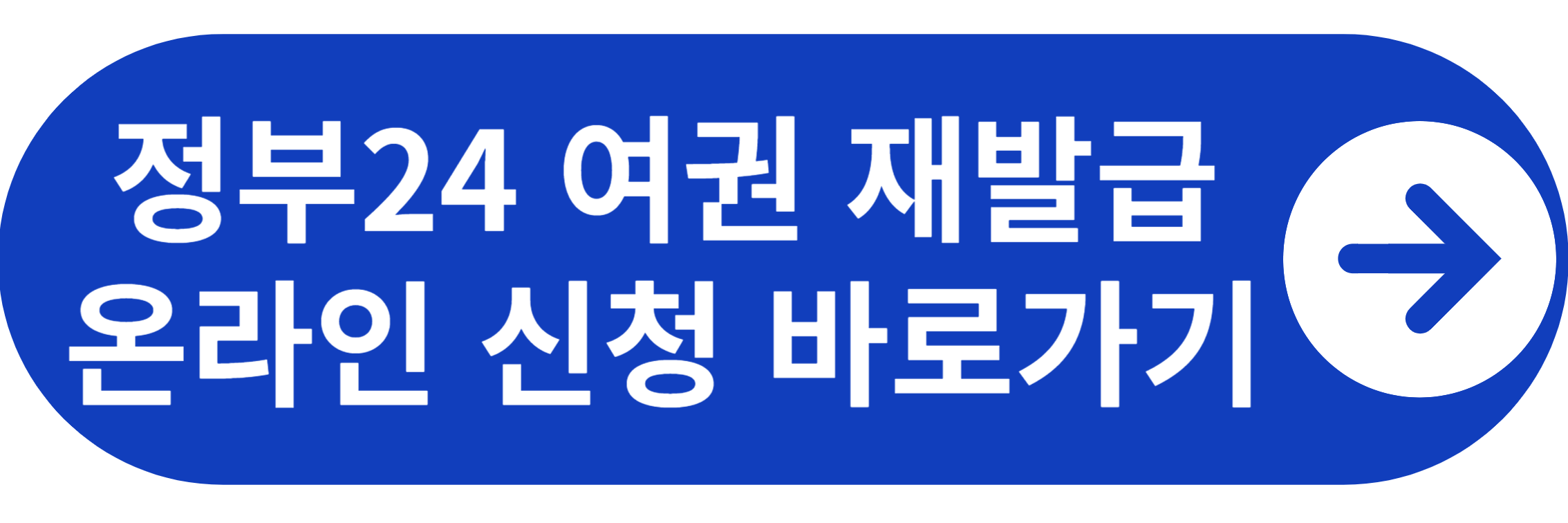 정부24 여권 재발급 온라인신청 바로가기