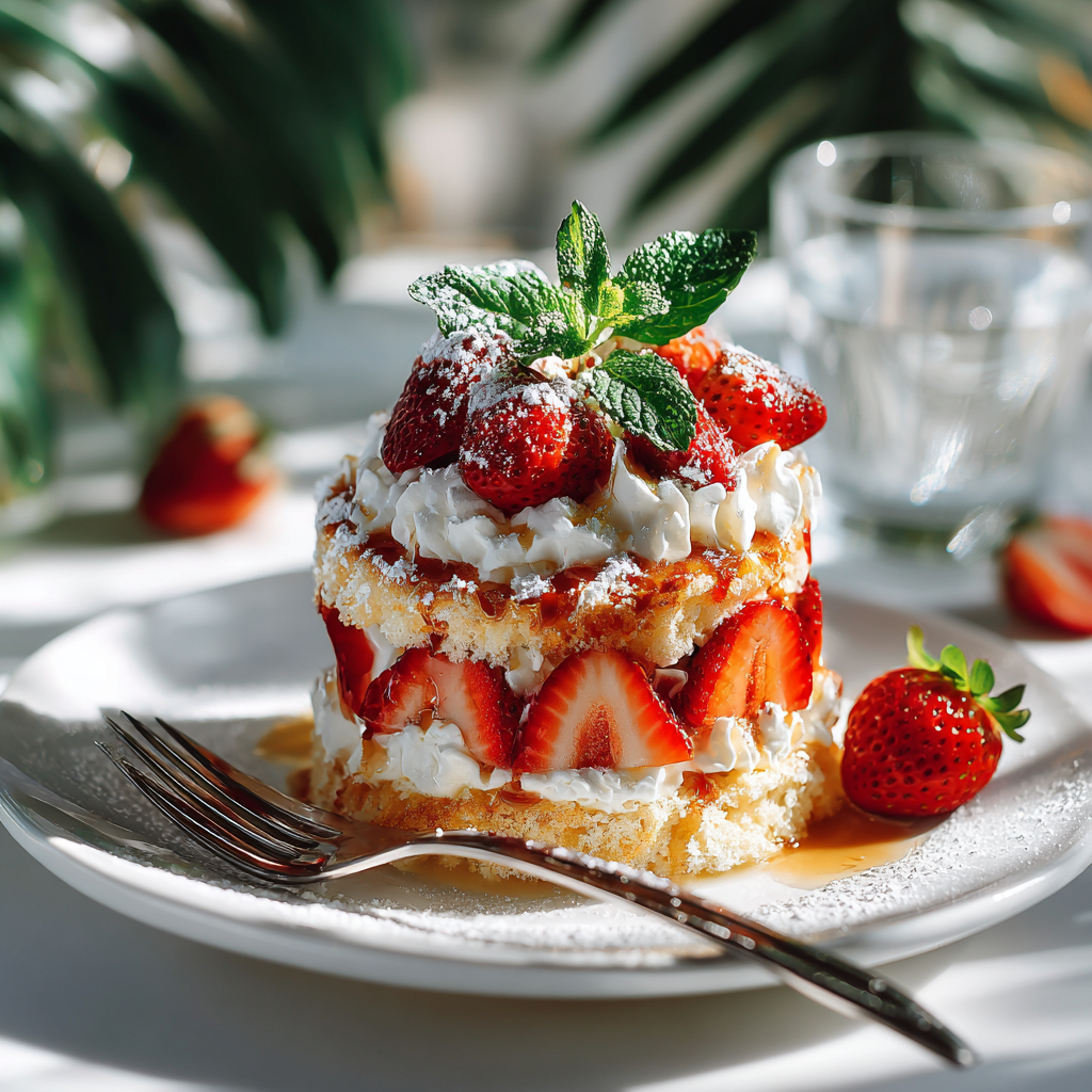 딸기 쇼트케이크 만들기