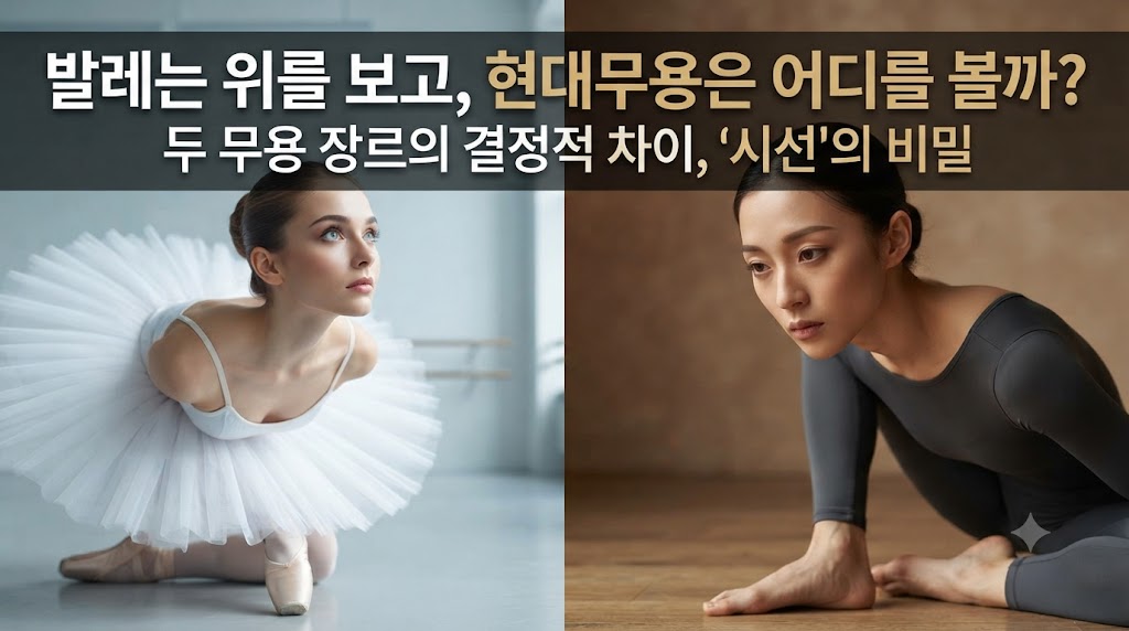 발레와 현대무용, 그 예술적 시선의 차이를 탐구하다 (feat. 신체 정렬과 나의 생각)