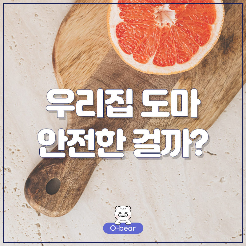 우리집 도마 안전한 걸까?