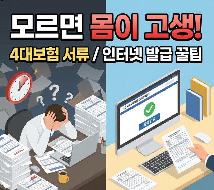 “모르면 나만 손해!” 4대보험 정보연계센터 서류 준비 안 하면 겪게 될 일