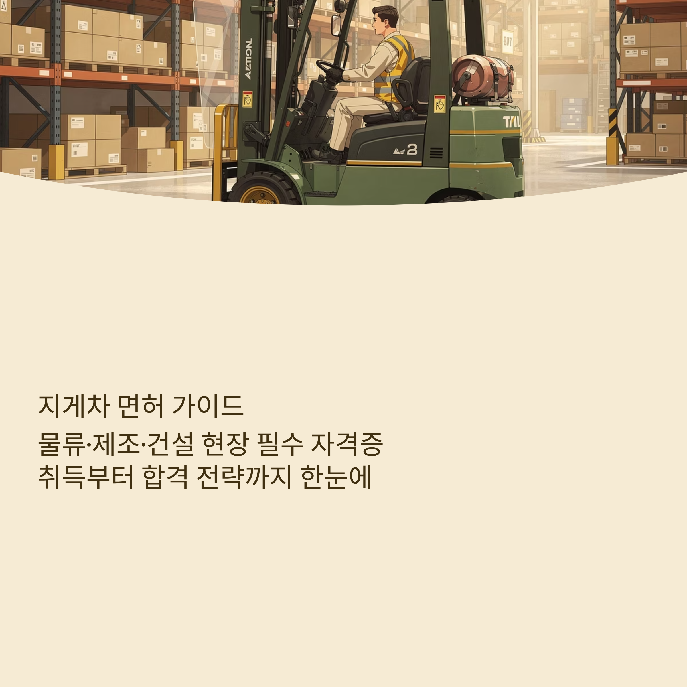 지게차 면허 따기 한번에
