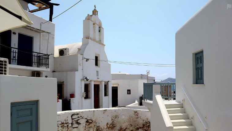 그리스 나크소스 섬 교회