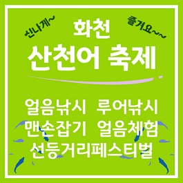화천 산천어 축제 즐길거리 총정리