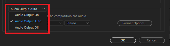 오디오 아웃풋 옵션