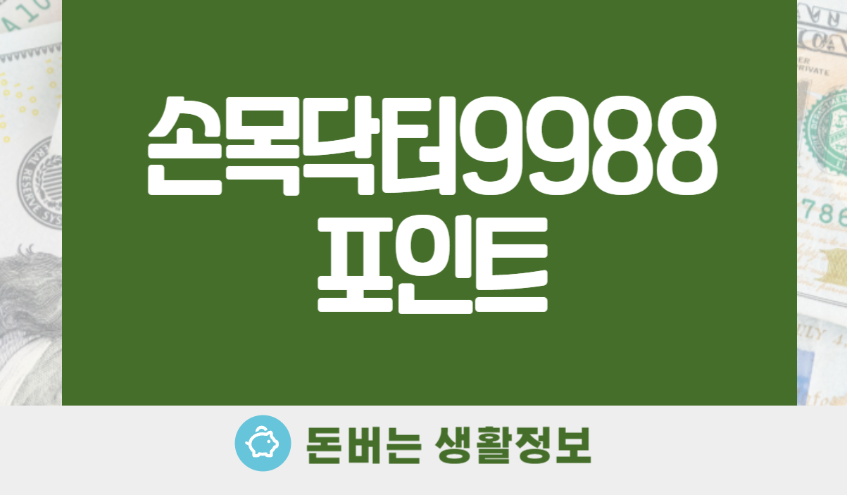 손목닥터9988 포인트