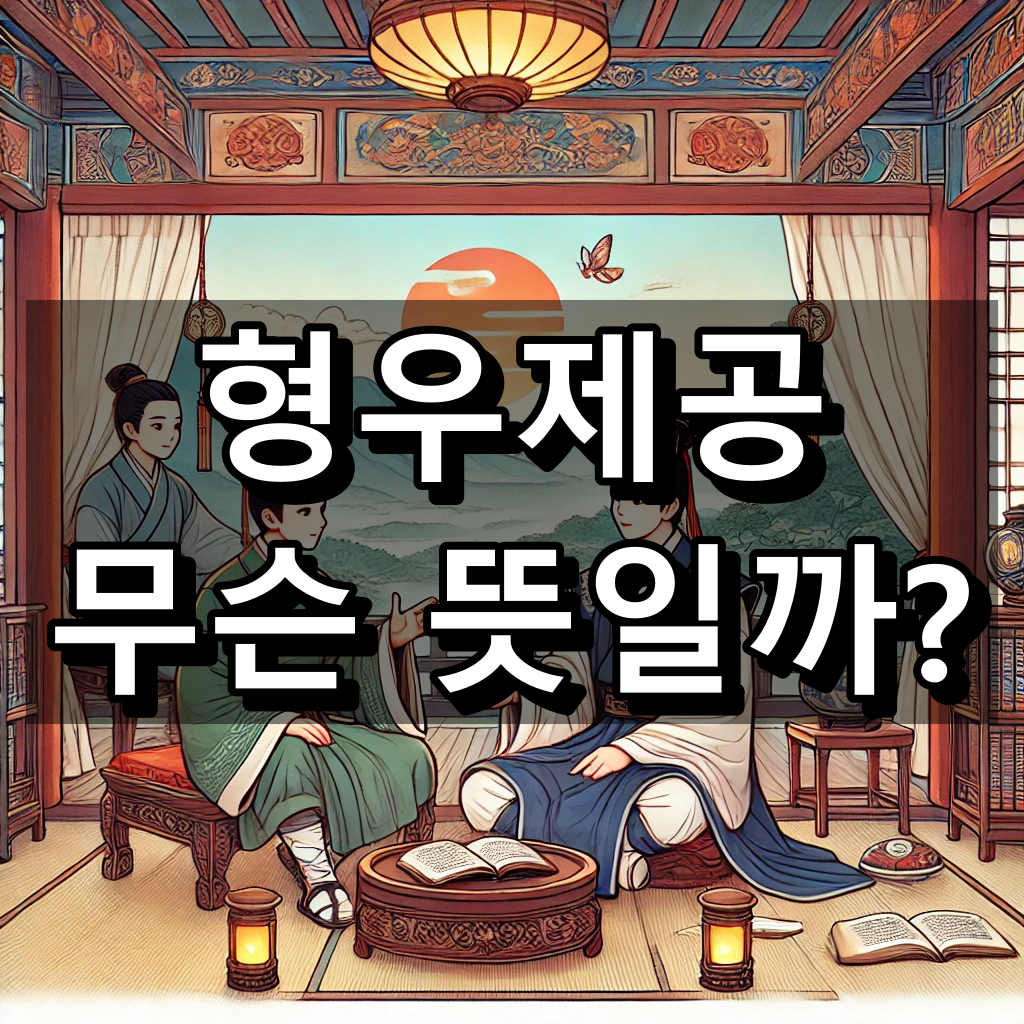 형우제공 뜻 대표 이미지