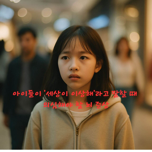 아동심리, 소아정신과, 뇌증상, 비현실감, 이인감, 아동불안,
현실감왜곡, 초기정신증, 아이심리이상, 부모대처법