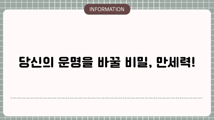 사주풀이 도우미 만세력