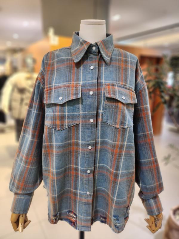 러브앤쇼 빈티지 체크 셔츠 LCECPSH02