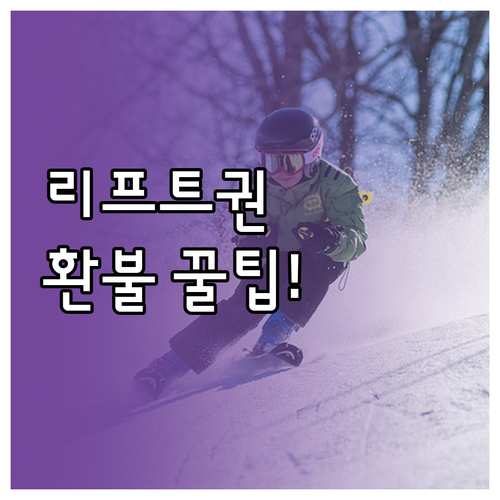 휘닉스 평창 리프트권 온라인 및 현장..