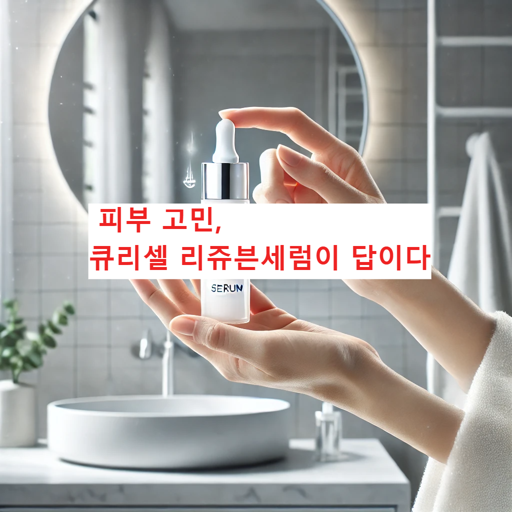 바르는 콜라겐의 진가: 큐리셀 리쥬븐세럼