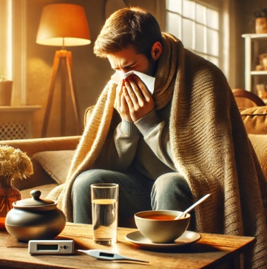 독감 및 감기 관련 사진