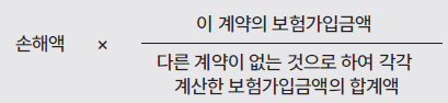 지급보험금 계산
