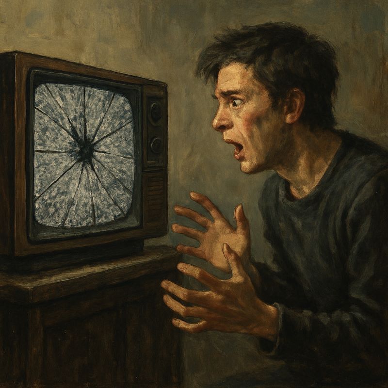 텔레비전 고장 나는 꿈 해몽 - 단절된 감각과 메시지