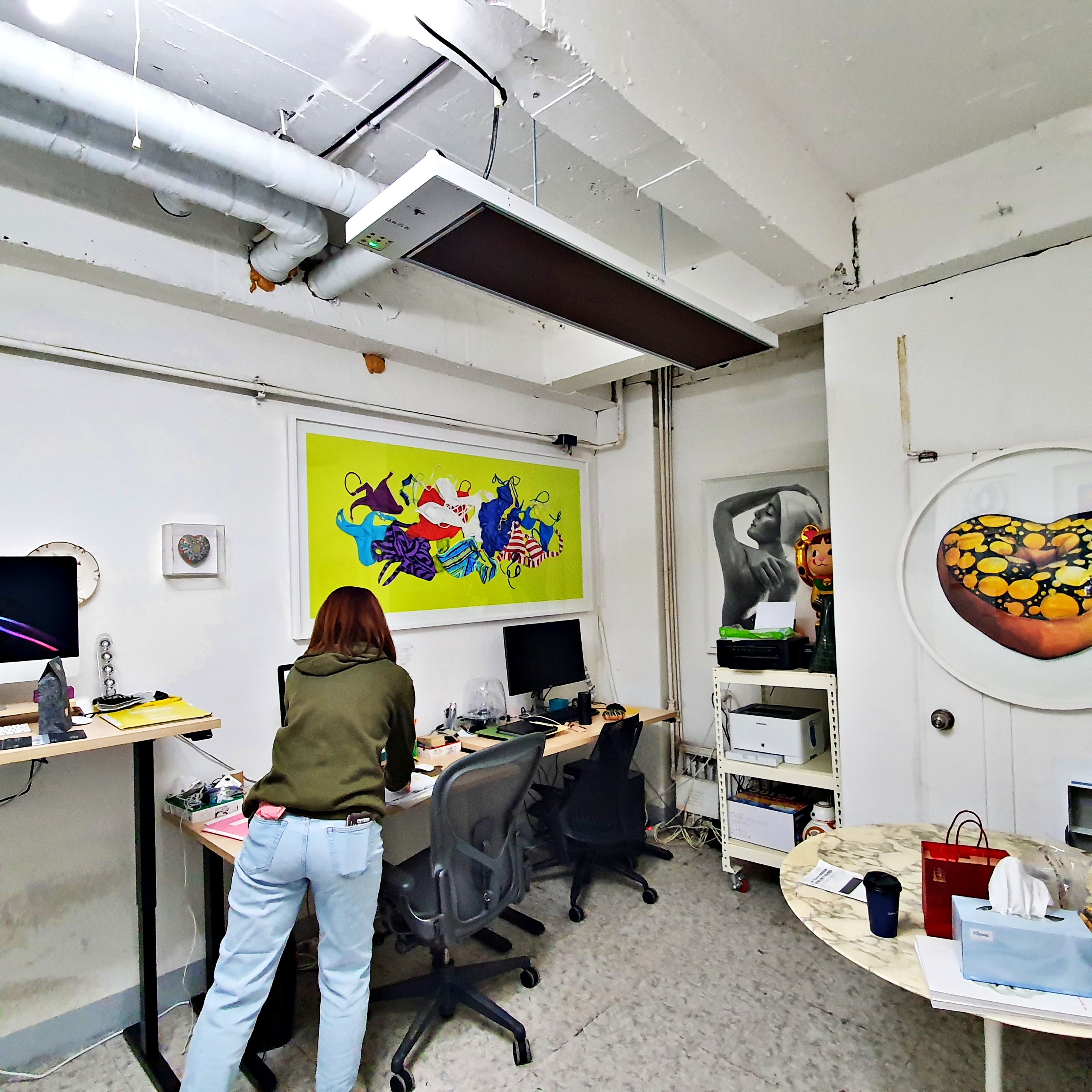 서울 서초 소호 사무실 난방기