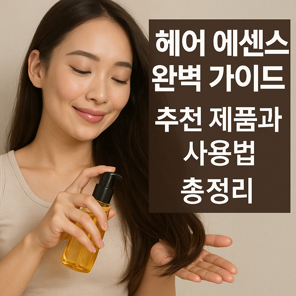 헤어 에센스 완벽 가이드