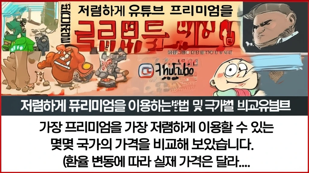 VPN 없이 유튜브 프리미엄 싸게 쓰