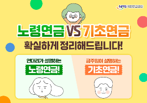 노령연금 vs 기초연금