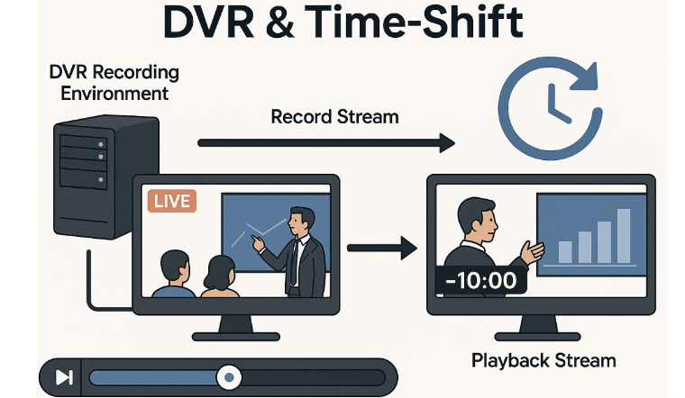 MistServer DVR 기능 개념