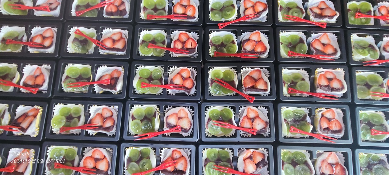 제주 곱들락 과일모찌&#44;제철 과일로 만든 수제 디저트&#44; 선물·택배 모두 가능!