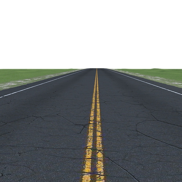 싱크홀 발생 가능성 있는 갈라진 아스팔트 도로