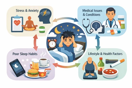 심한 불면증 원인과 수면 주기 변화 설명23