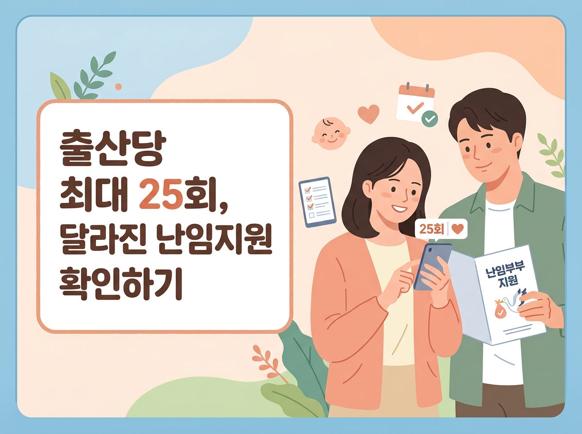 2026 달라진 난임지원 확인하기