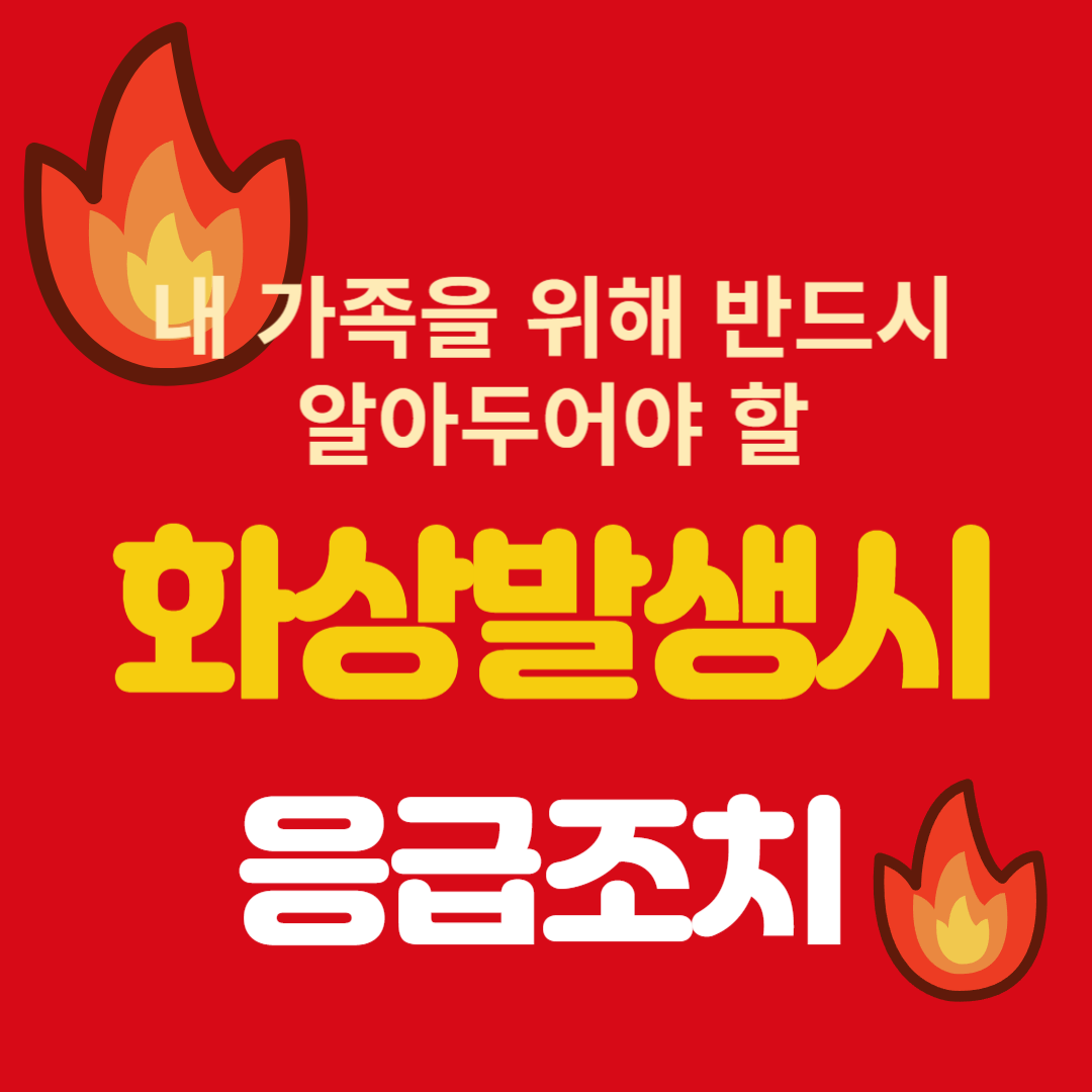 화상발생시