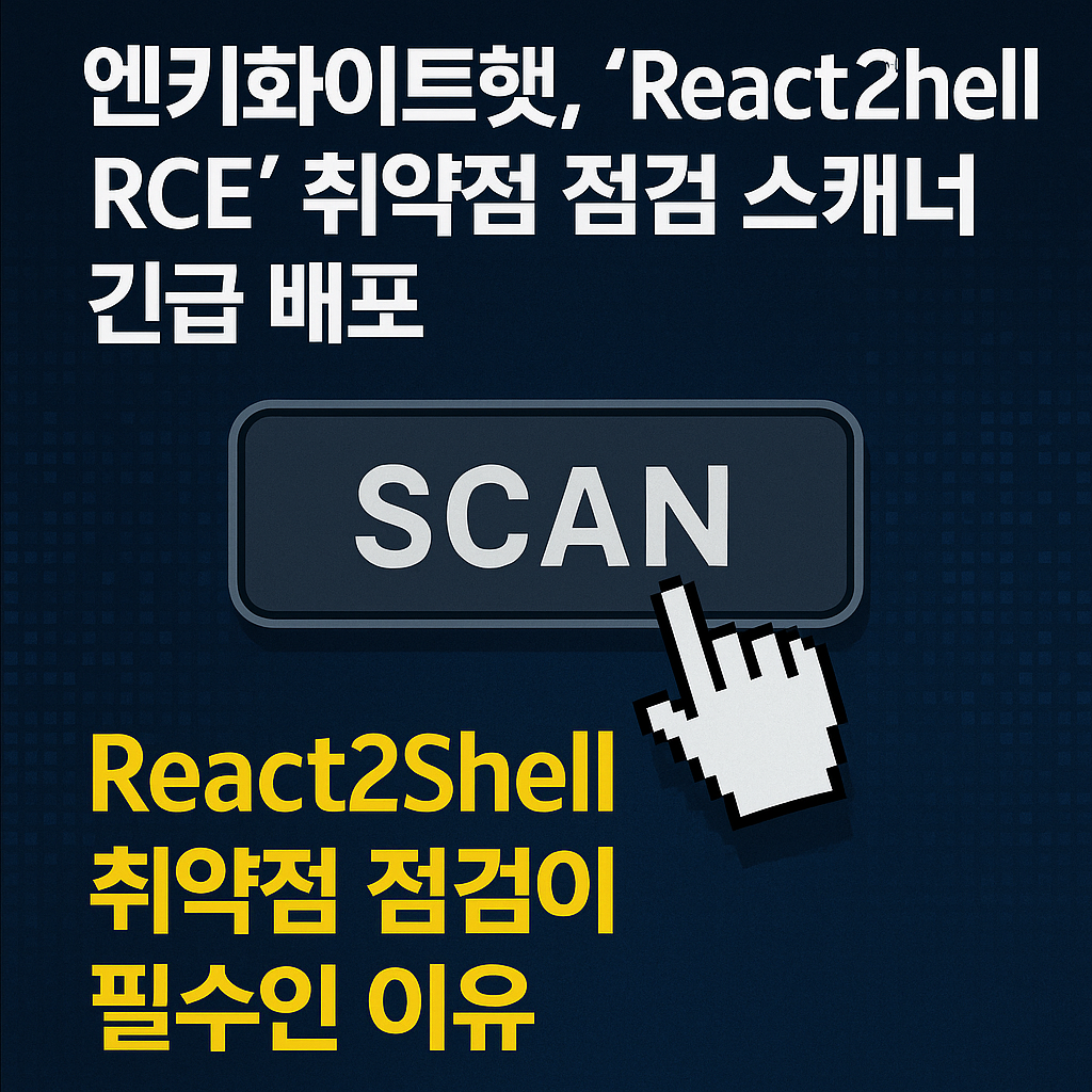 React2Shell 취약점 점검 스캐너 긴급 배포