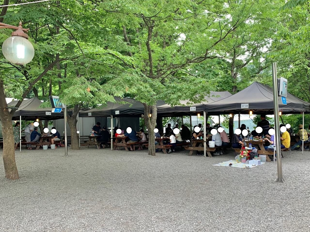 캠핑분위기 고기집