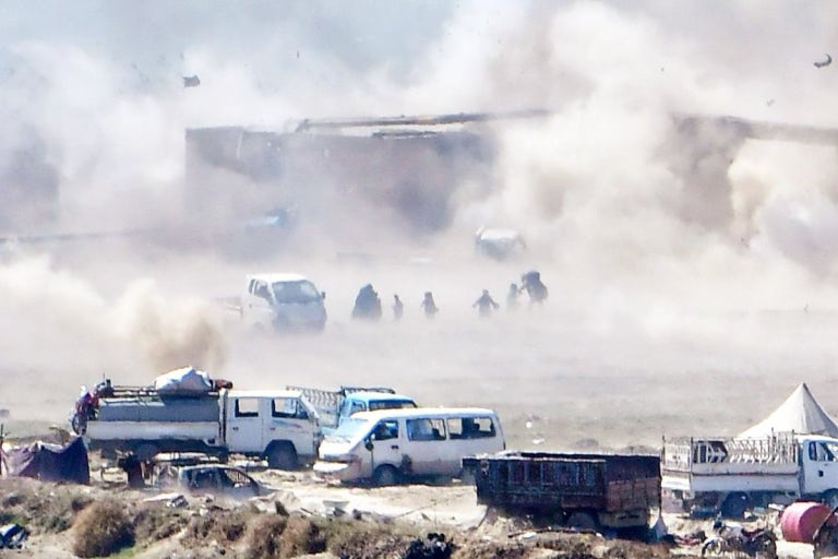 드론 공격이 일어난 이란