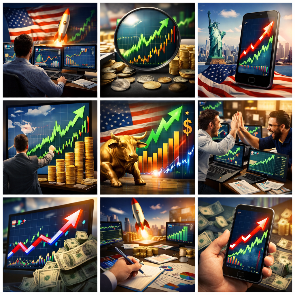 미국 주식 급등주 관련 사진