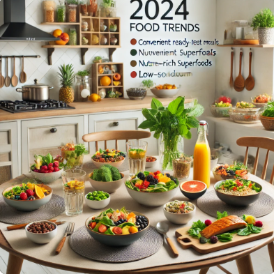 2024 건강한 밥상 트렌드 (간편식, 영양식, 저염식)