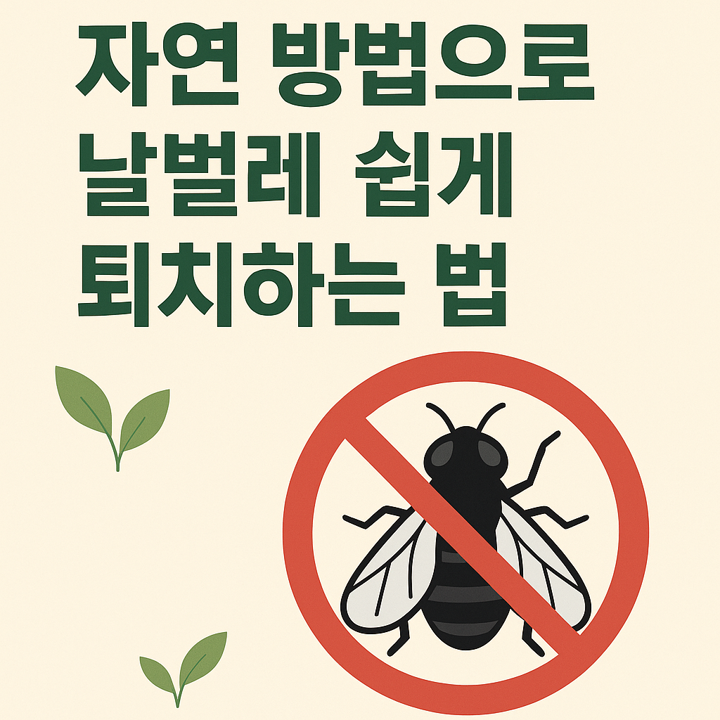 자연 방법으로 날벌레 쉽게 퇴치하는 법