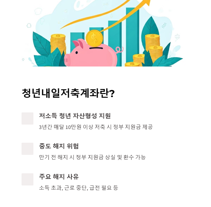 청년내일저축계좌의 정의