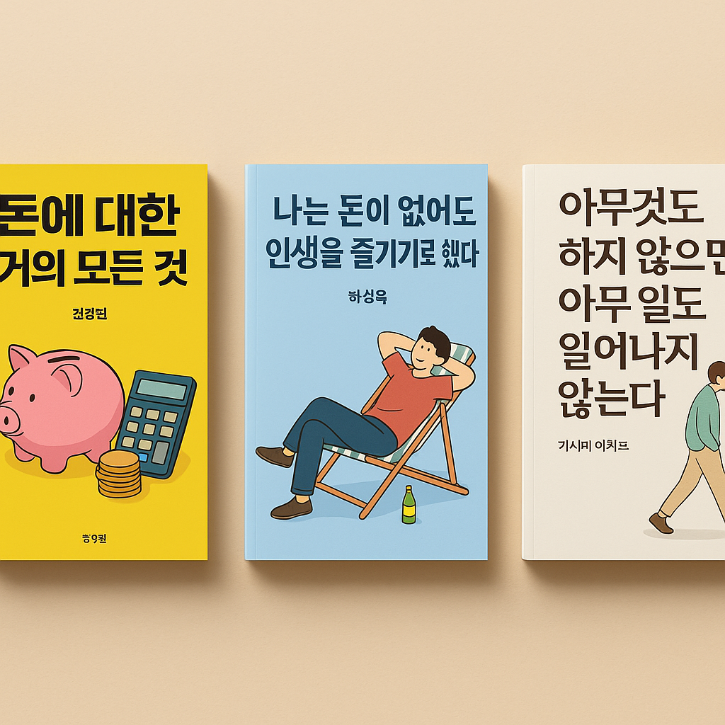 소비습관 바꾸고 싶다면 꼭 읽어야 할 실천형 도서 3권