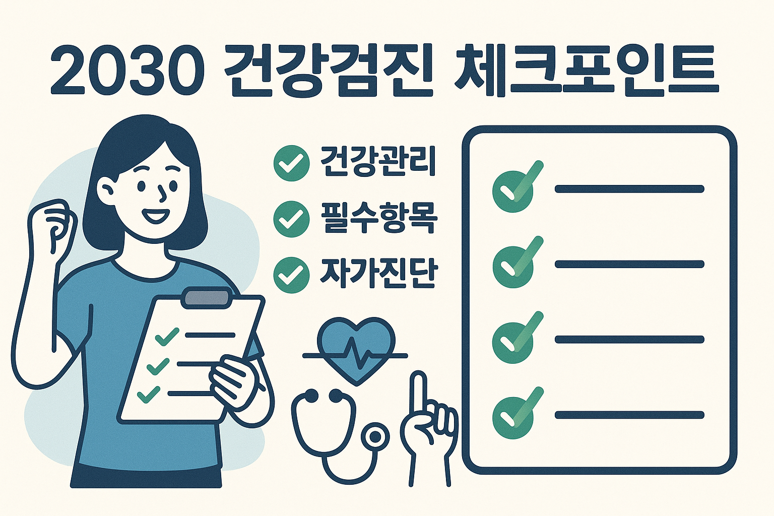 2030 건강검진 체크포인트
