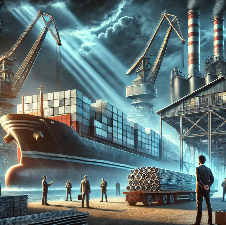 트럼프 대통령, 철강,알루미늄 관세 부과 선언