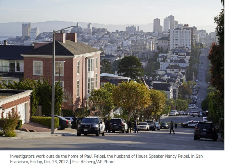 낸시 펠로시 하원의장 남편 피습