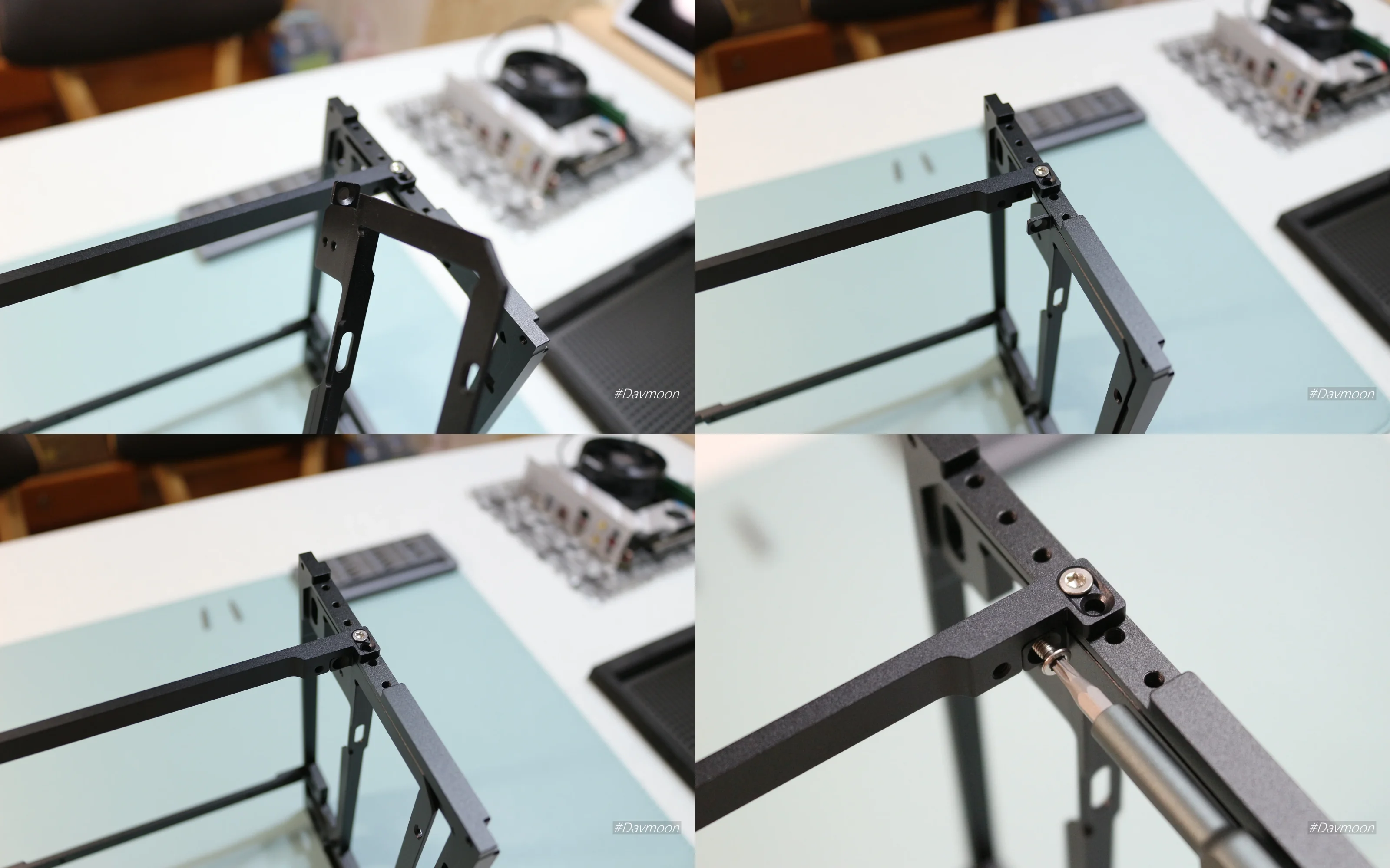 formd t1 v2 메인보드 백패널 슬롯 조립