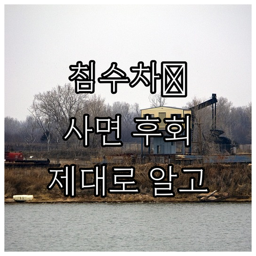 침수차의 위험성 알고도 구매? 후회