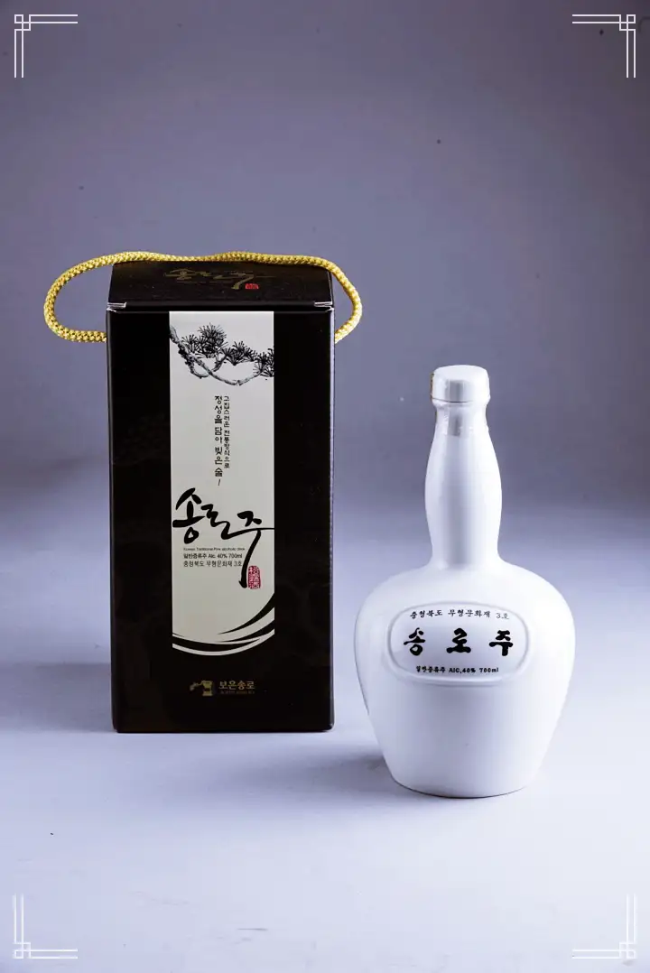 동네한바퀴 전통주 양조장 소나무 관솔로 빚은 보은 송로주 명인
