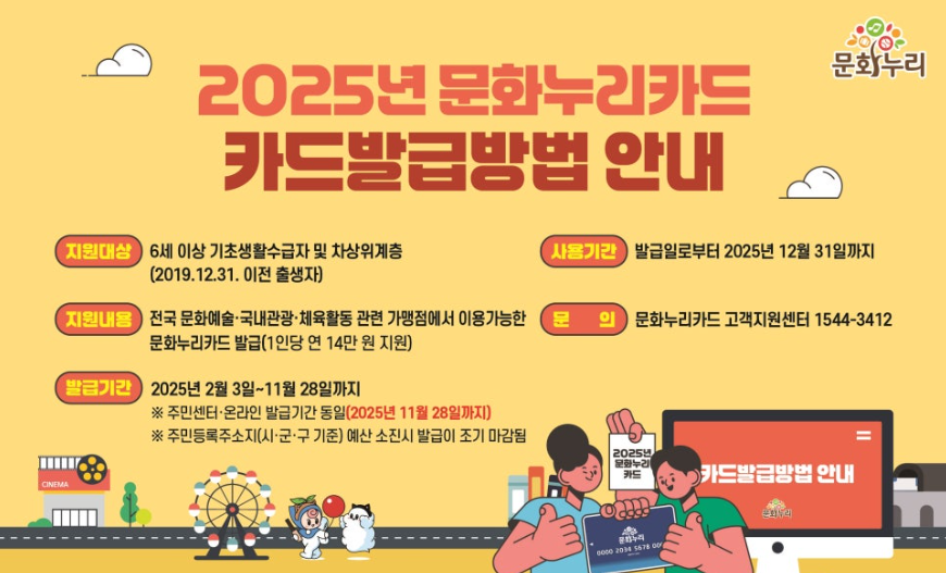 문화누리카드 사용처